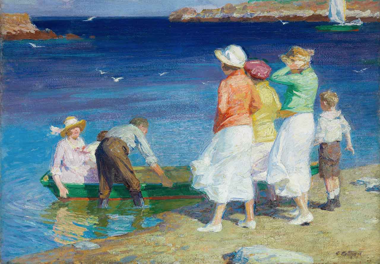 A Sailing Party by Edward Henry Potthast