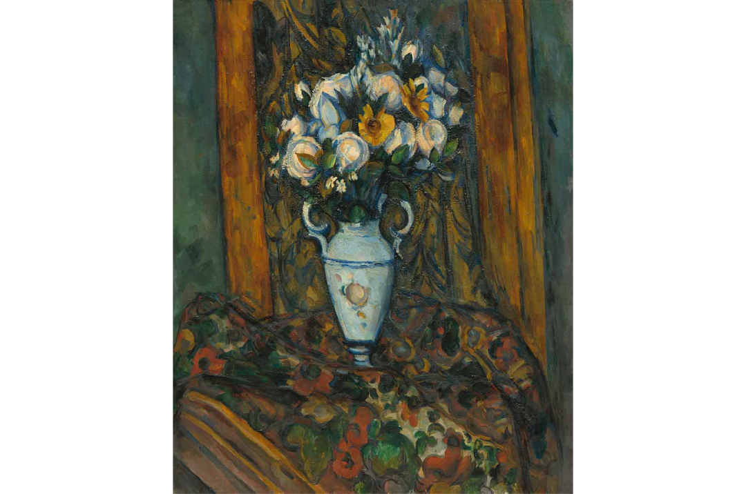 Vase of Flowers by Paul Cezanne