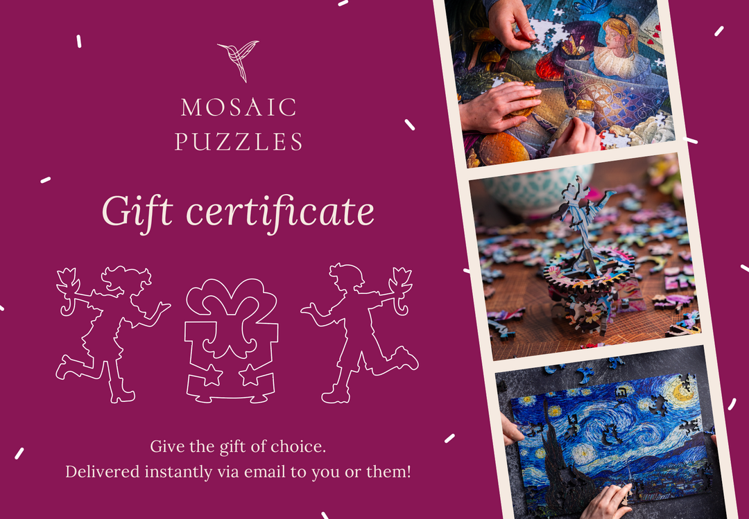 Mosaic Puzzles Gift Certificate