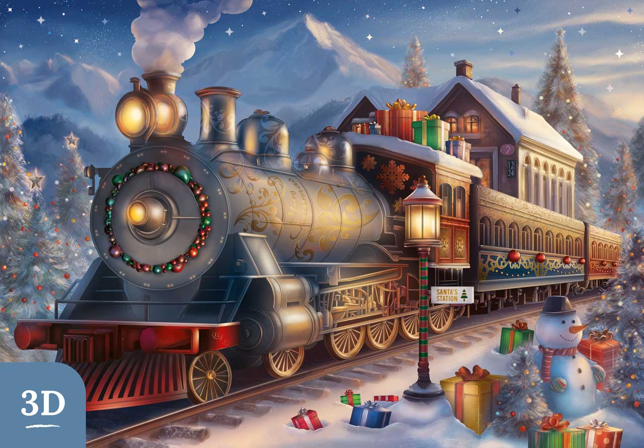 Christmastime at Santa's Station | Heritage 3D Series