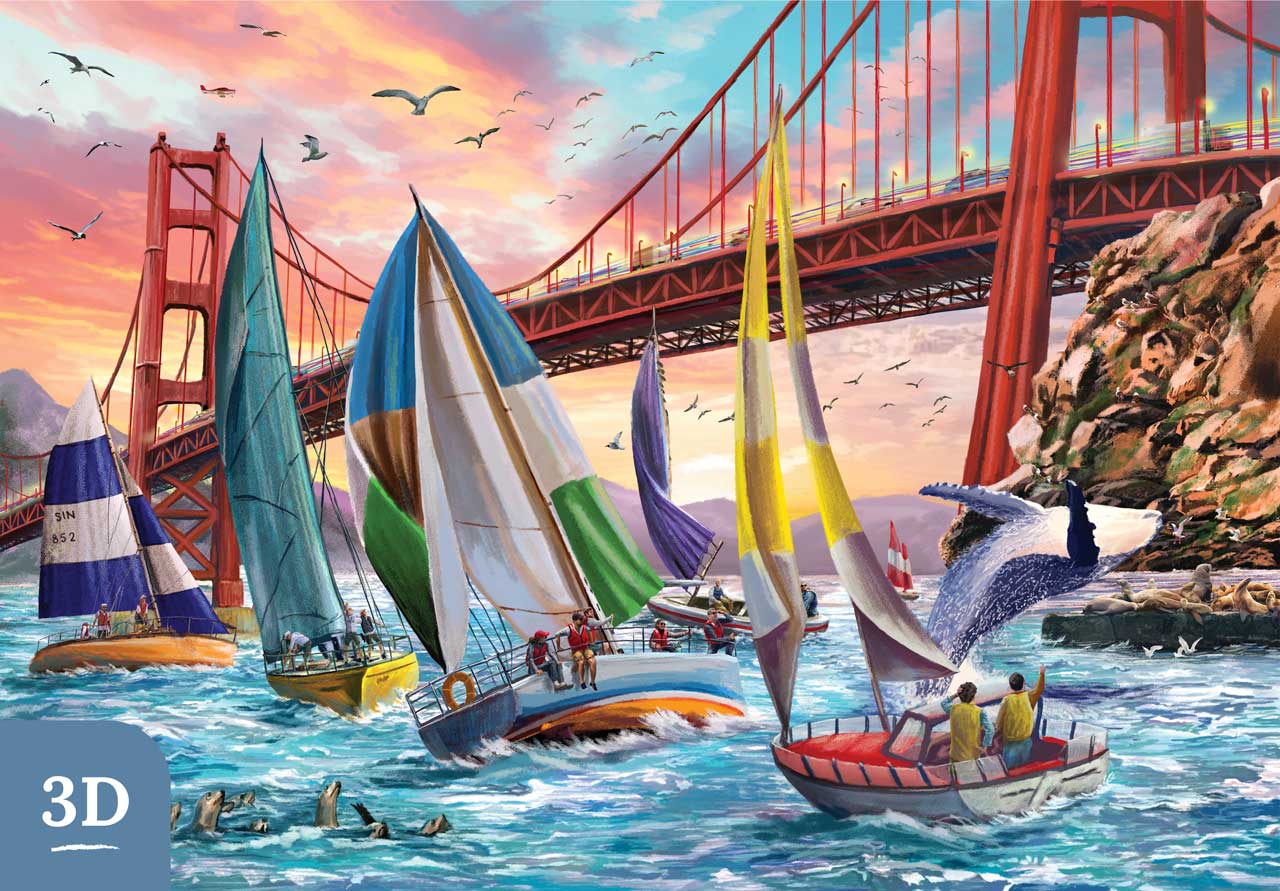 Golden Gate Regatta | Heritage 3D Series