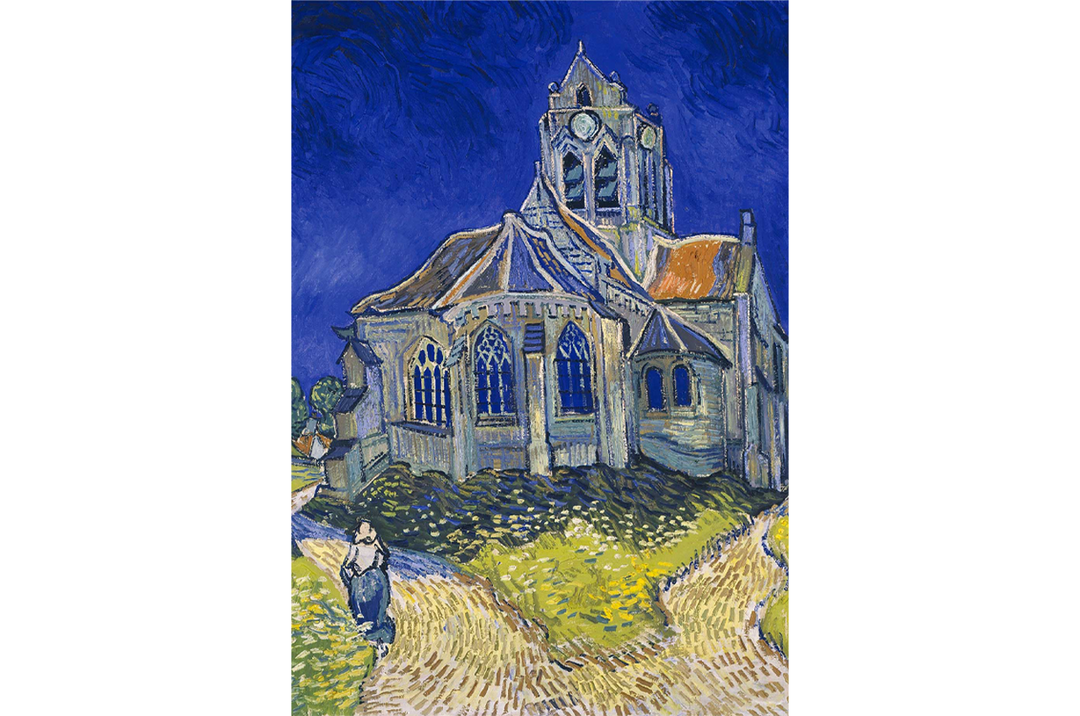 The Church in Auvers-sur-Oise by Van Gogh