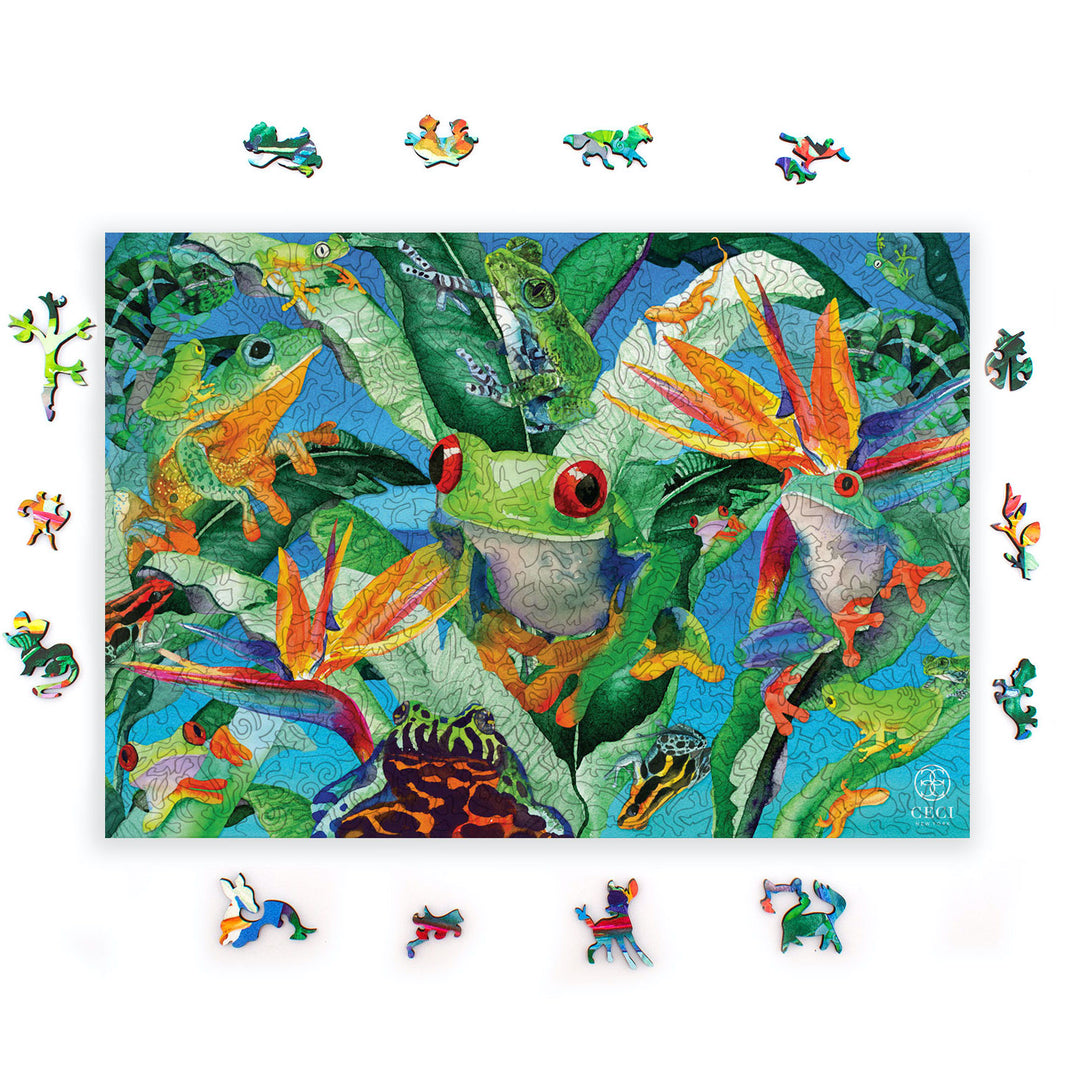 Frogs of Paradise by Ceci New York